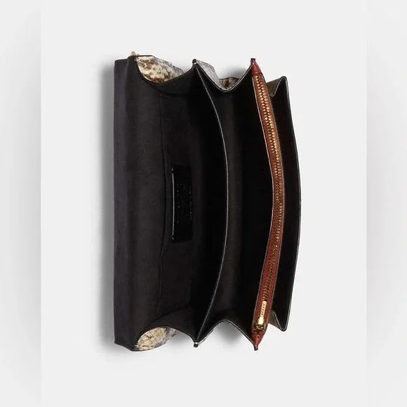 Coach Klare Crossbody Bag In Signature With Rivets - Picture 3 of 16